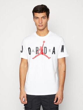 Jordan Air Stretch T-Shirt, White DV1445-100 Men's Size S
